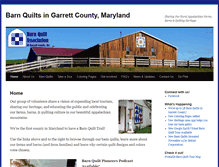 Tablet Screenshot of garrettbarnquilts.org